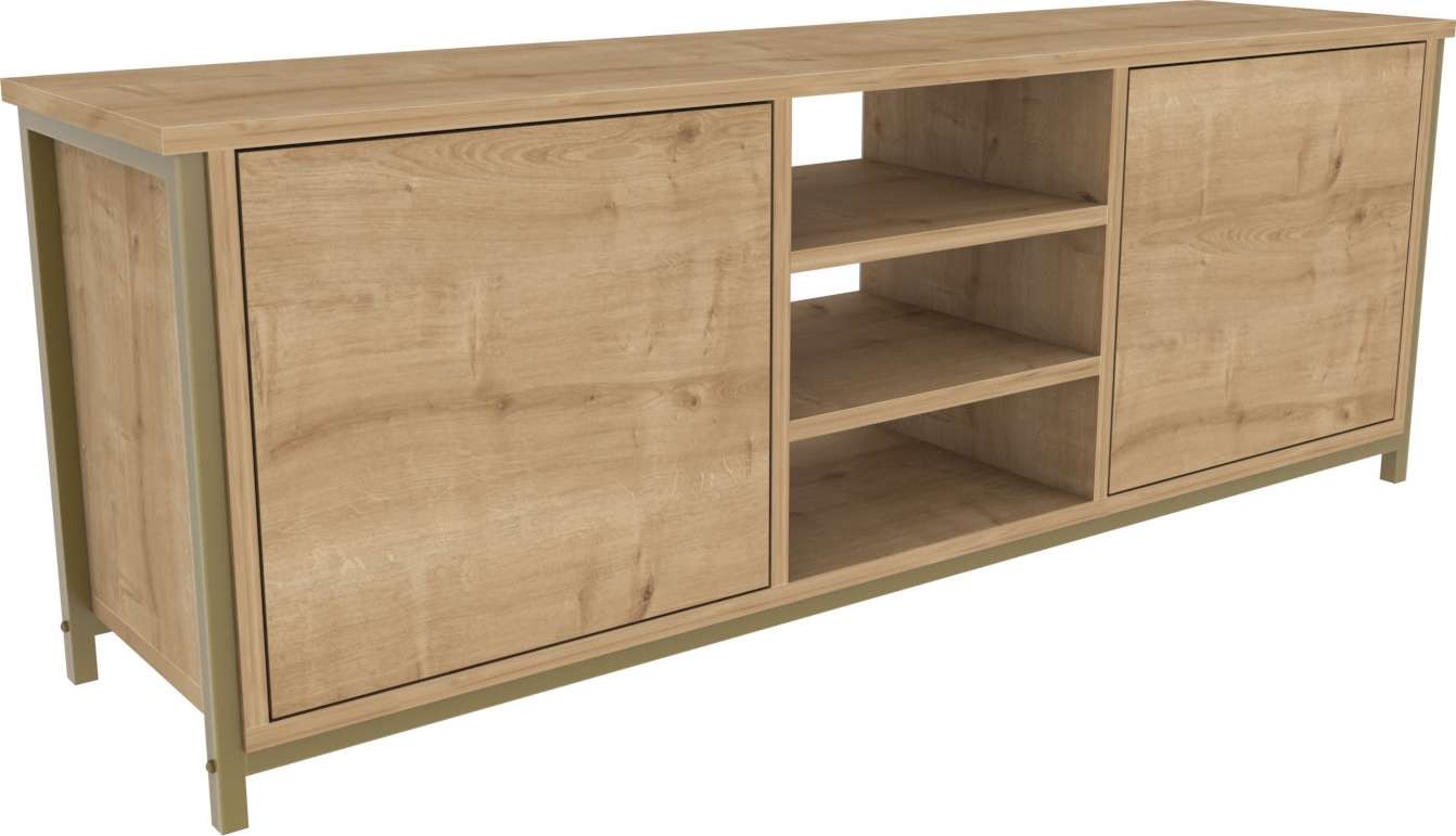 Otis mediabank - Goud/eiken