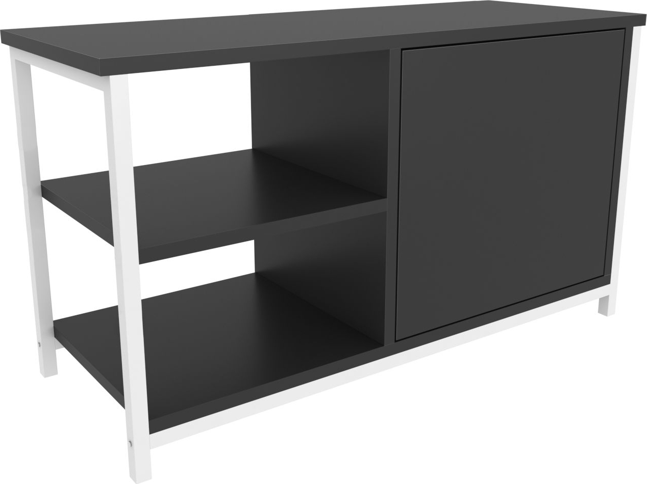 Muskegon TV-b�nk - Vit/antracit