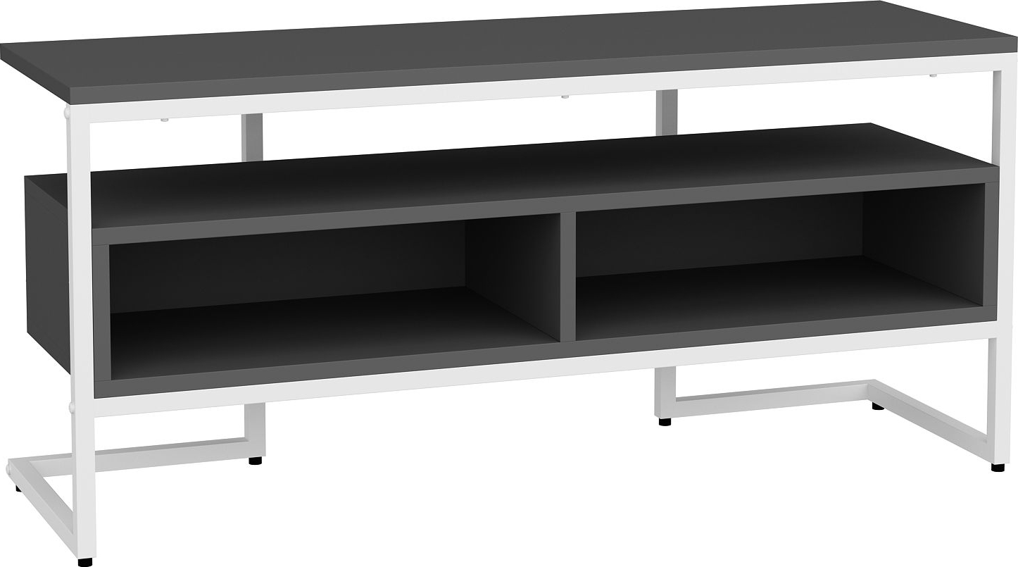 Merrion mediabank - Wit/antraciet