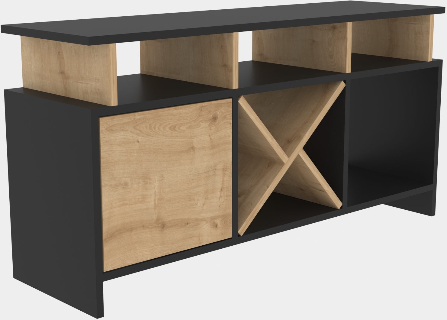 Auburn TV-b�nk - Antracit/ek