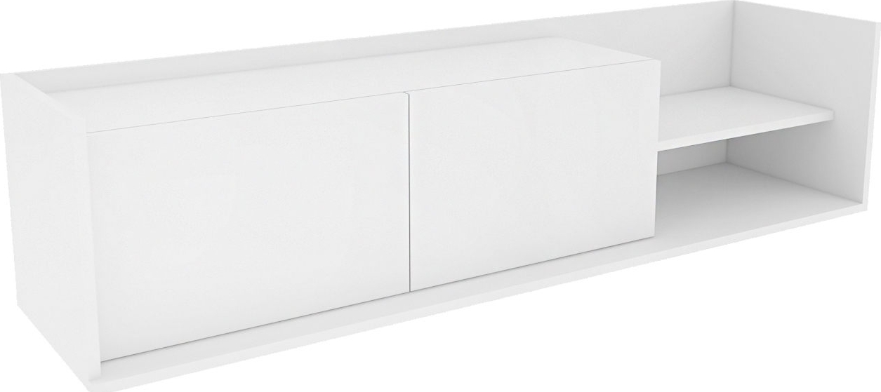 Krog TV-bänk - Vit Krog TV-bänk - Vit