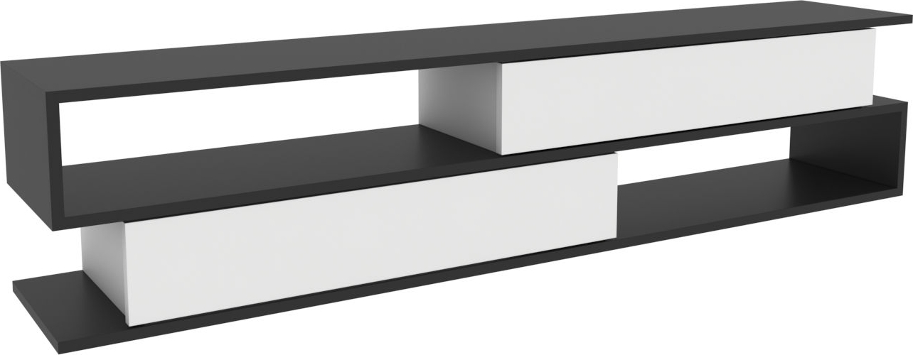 Cortez mediabank - Antraciet/wit Cortez mediabank - Antraciet/wit