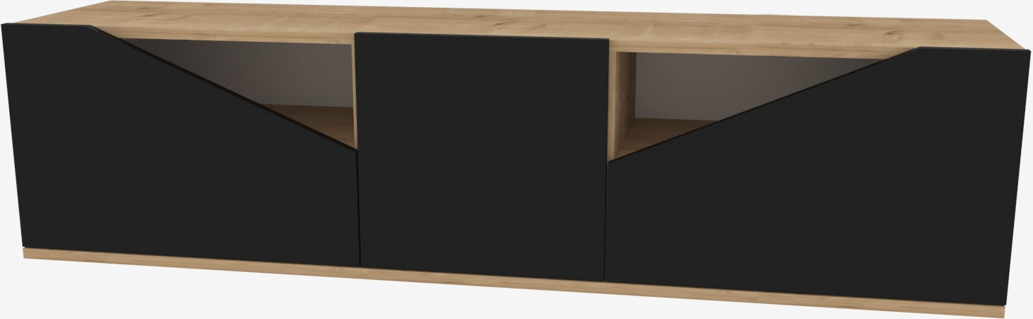 Carson TV-b�nk - Ek/antracit