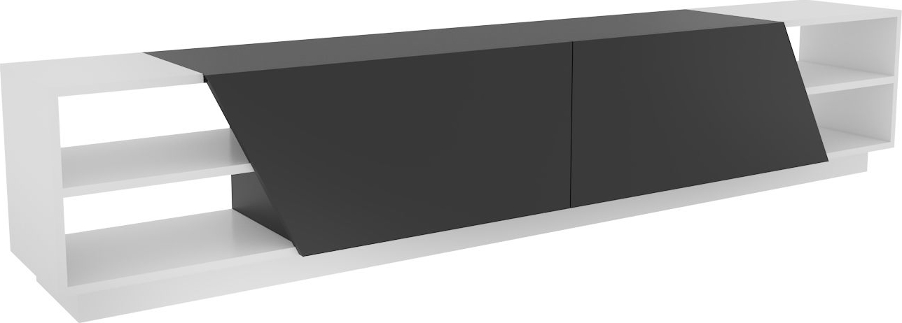 Rhodes mediabank - Wit/antraciet