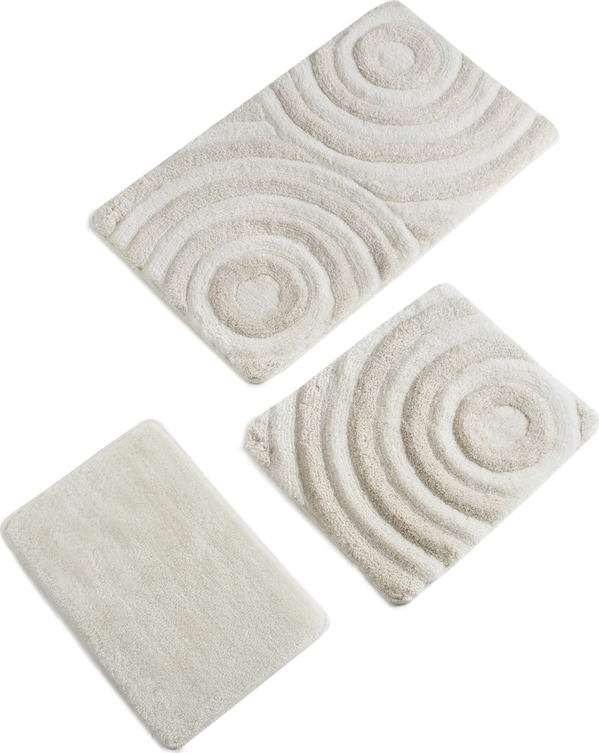 Wave badrumsmatta - Ecru