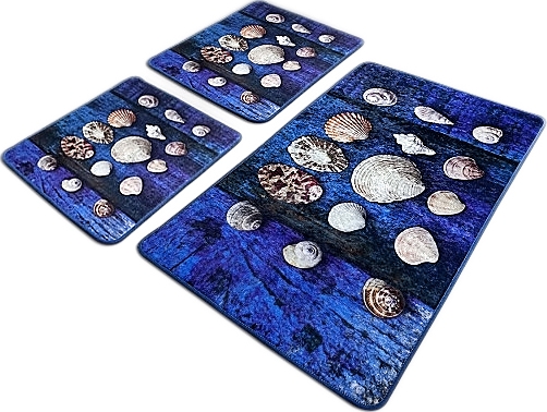 Sint-jakobsschelpen badkamerkleed