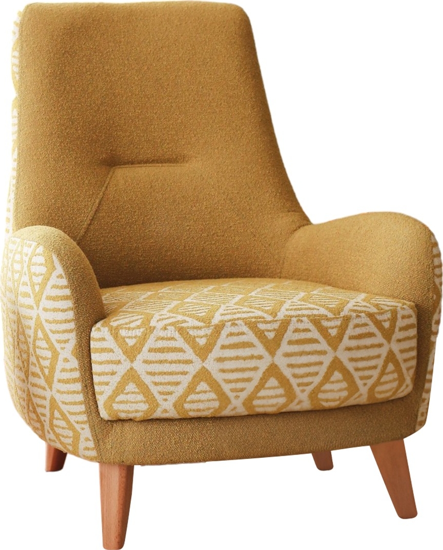 Aztek fauteuil - Geel