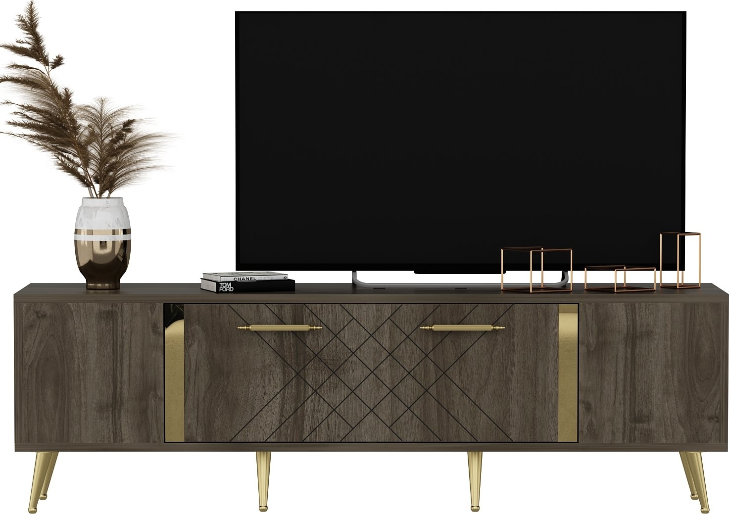 Deta mediabank - Walnoot/goud