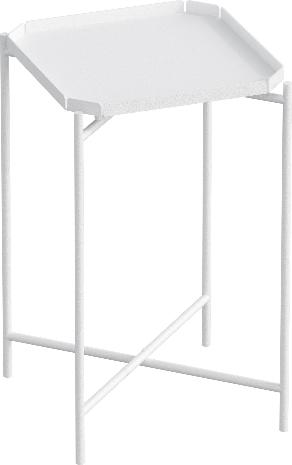 Vela soffbord 46 x 46 cm - Vit