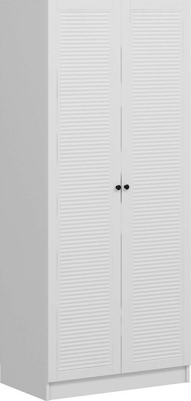 Larett kledingkast 90 cm - Wit Larett kledingkast 90 cm - Wit