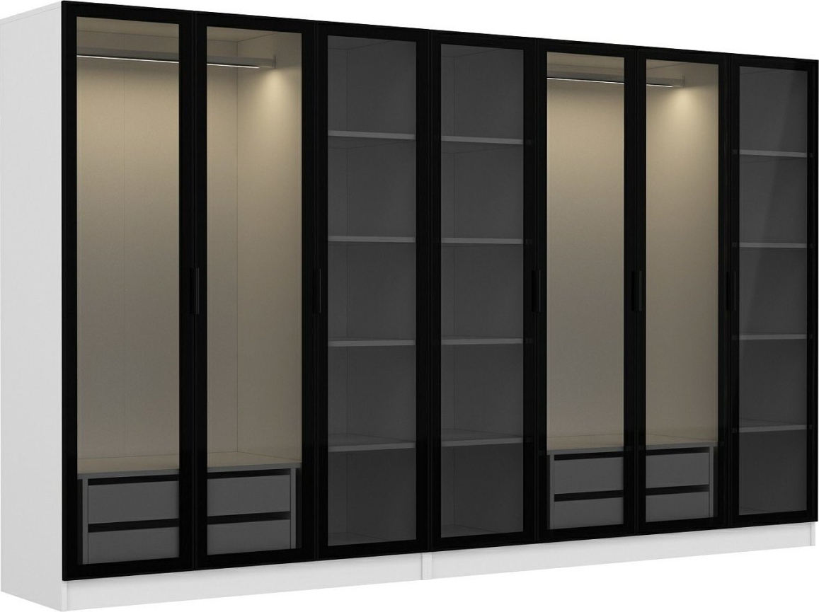 Cavolo garderob 315 cm, variant B - Vit Cavolo garderob 315 cm, variant B - Vit