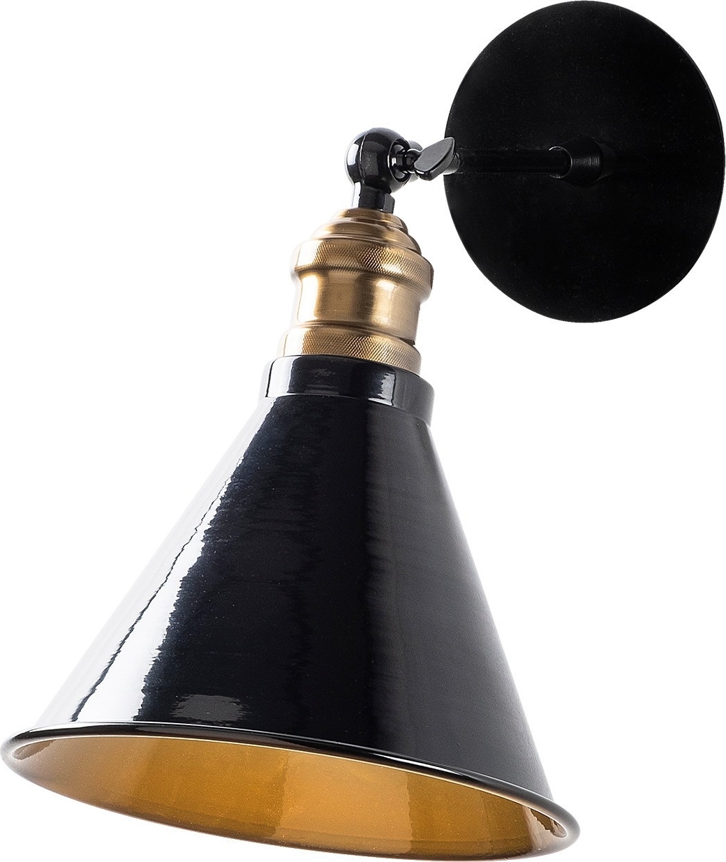 Berkeley wandlamp 251-A - Zwart