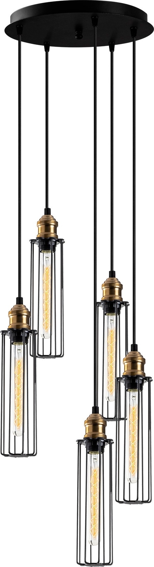 Zumba plafondlamp 705-5S2 - Zwart