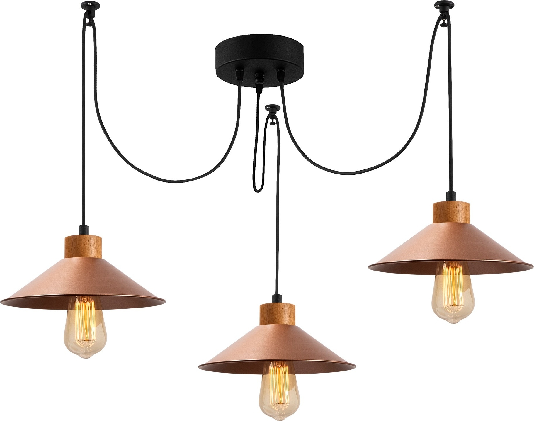 Magnat plafondlamp N-548 - Koper Magnat plafondlamp N-548 - Koper