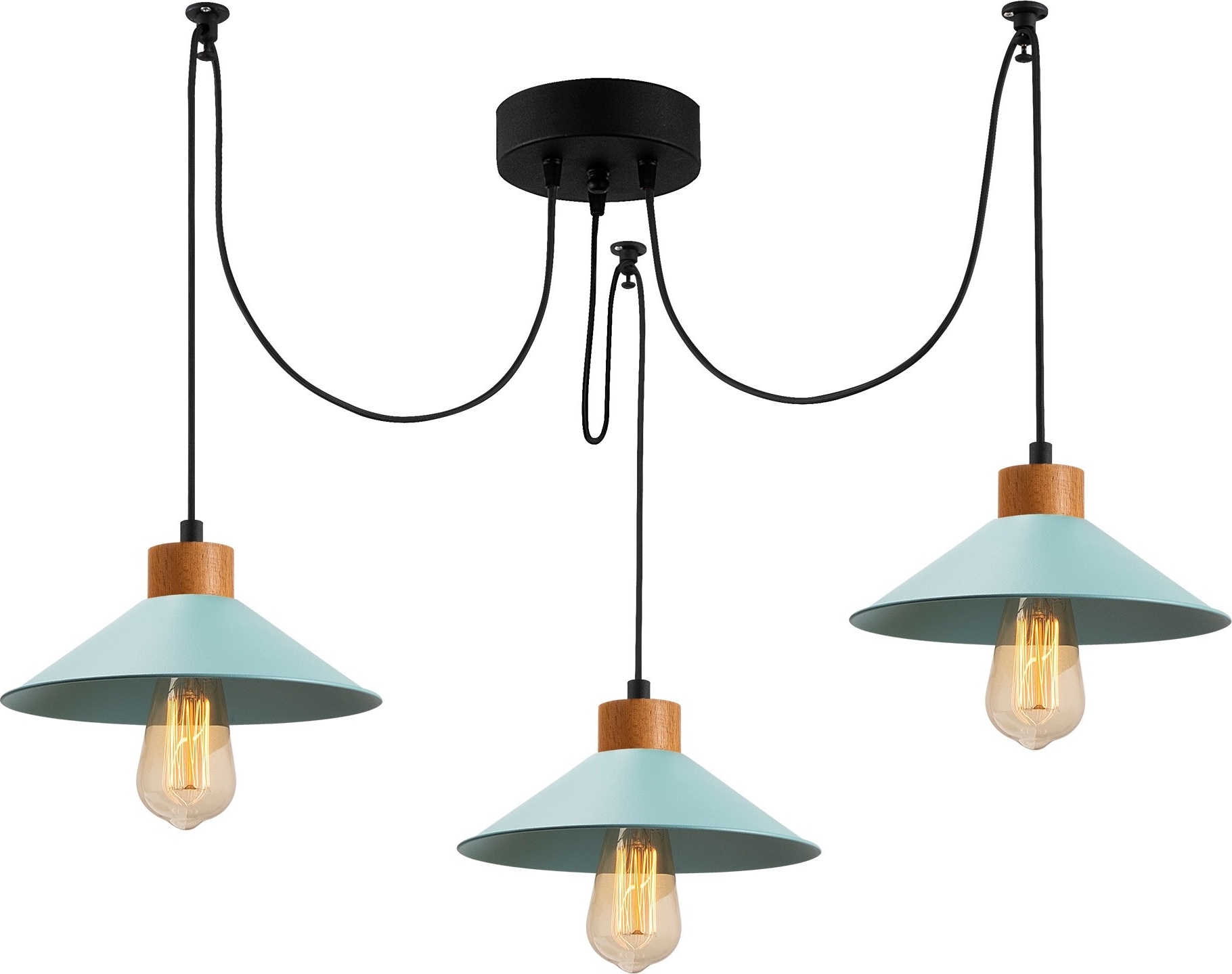 Magnat plafondlamp N-556 - Turkoois