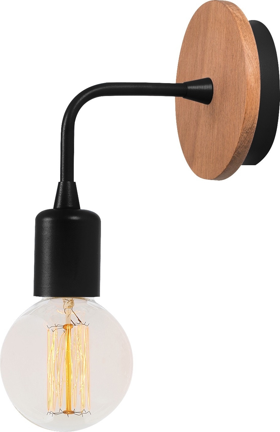 Dartini wandlamp 735 - Bruin/zwart