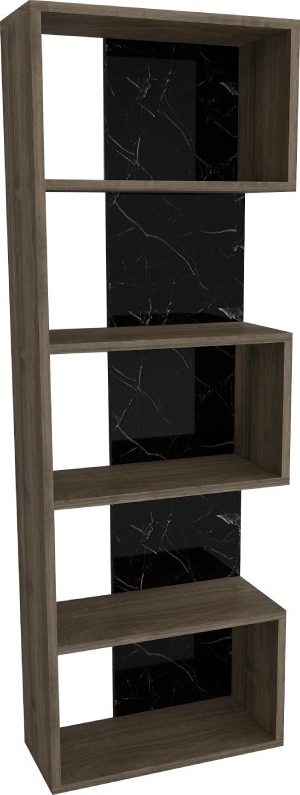 Gala bokhylla - Valn�t/marmor