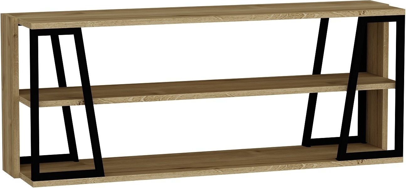 Lissa TV-meubel 123,6 cm - Saffier eiken/zwart