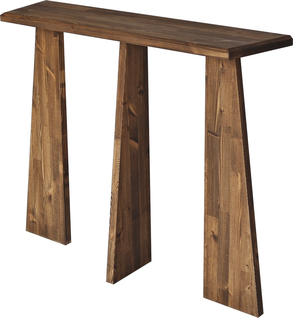 Cleopatra reli�ftafel 100 x 28 cm - Walnoot