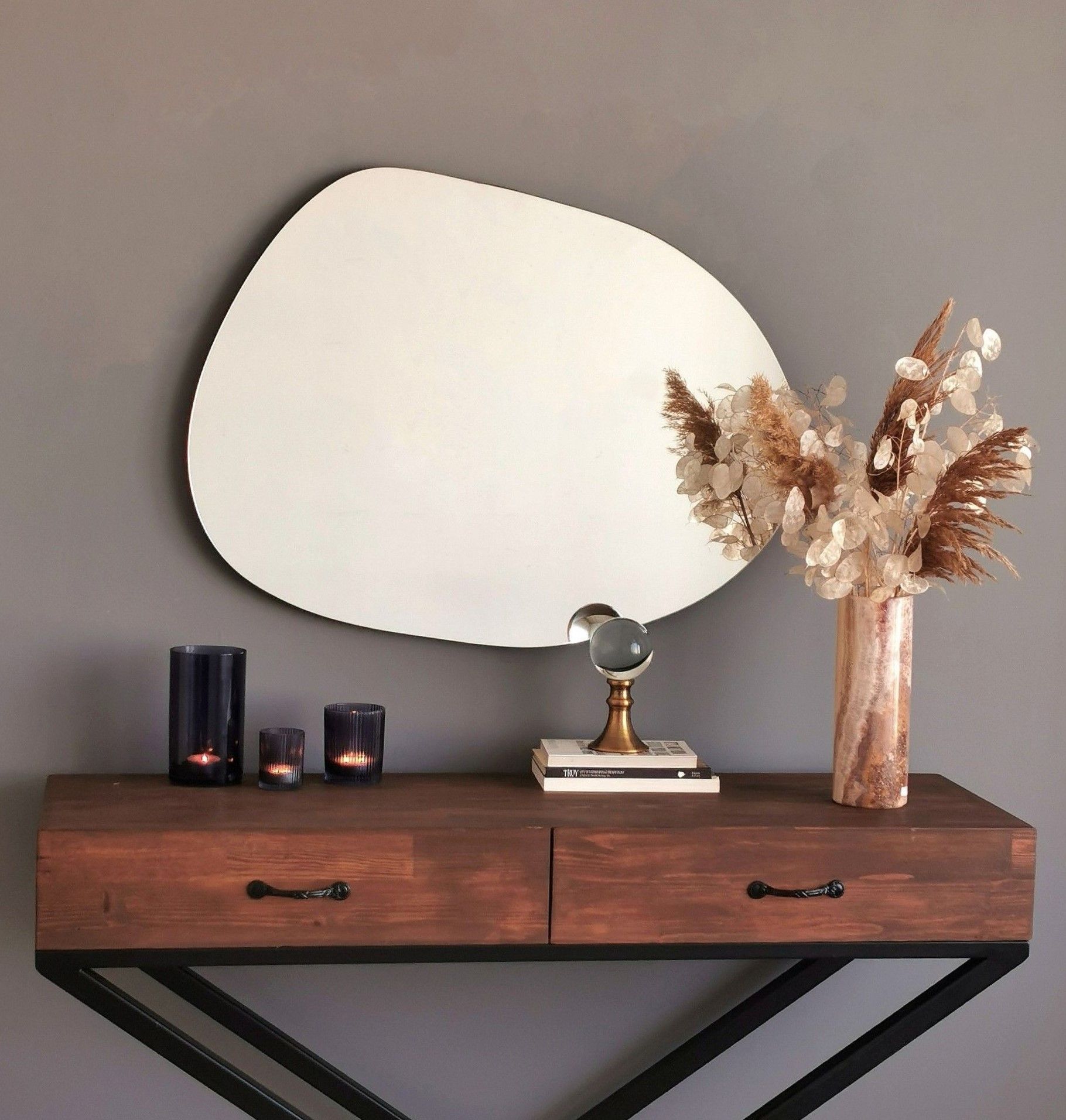 Gusto spiegel - Zwart