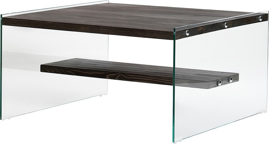 Aqua salontafel 75 x 75 cm - Antraciet