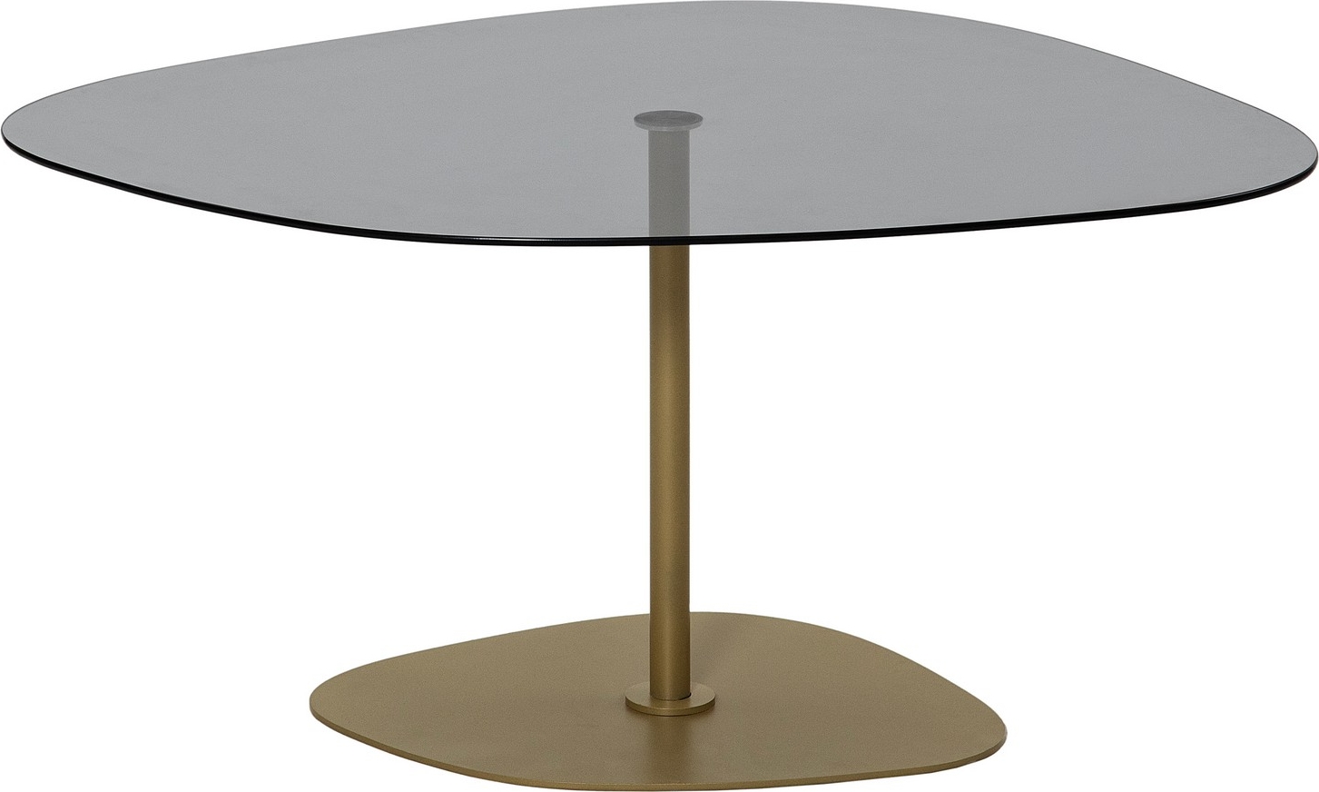 Soho soffbord 85 x 67 cm - M�rkgr�/guld