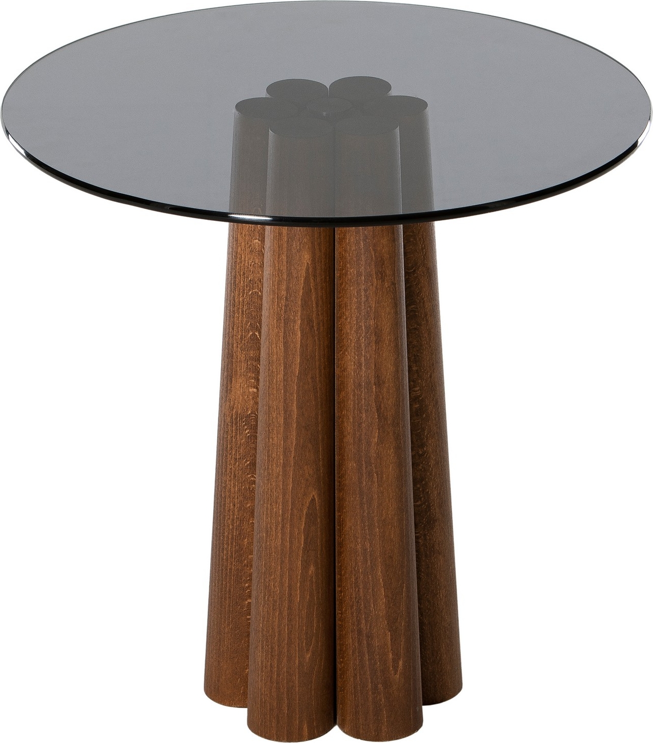 Thales soffbord Ø50 cm - Valnöt/mörkgrå Thales soffbord Ø50 cm - Valnöt/mörkgrå