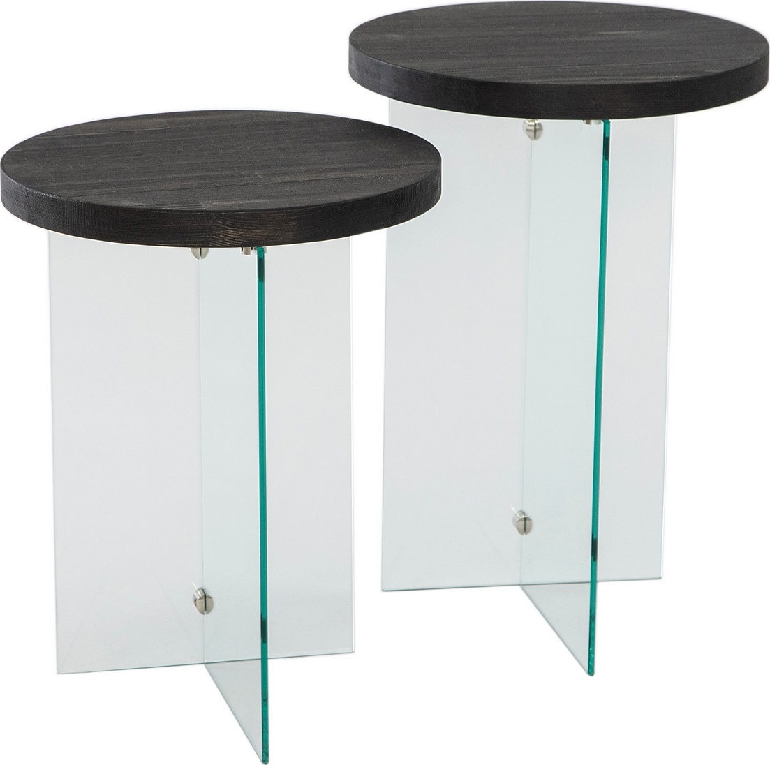 Serenity bijzettafelset �35/35 cm - Antraciet