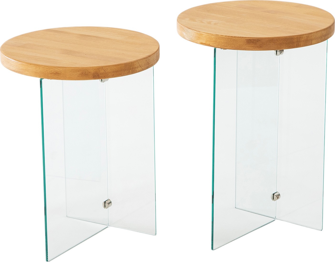 Serenity bijzettafelset �35/35 cm - Eiken