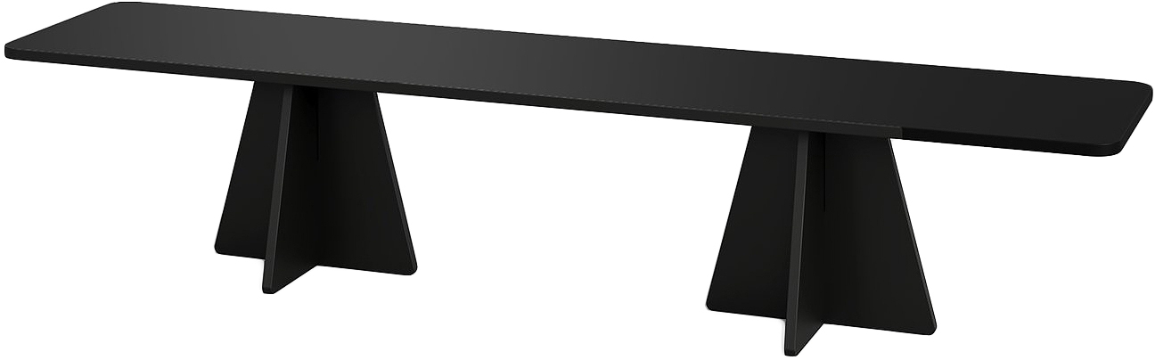 Paddenstoel tv-standaard - Zwart Paddenstoel tv-standaard - Zwart