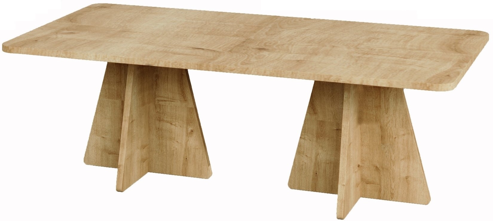 Mushroom salontafel 120 x 60 cm - Saffier eiken