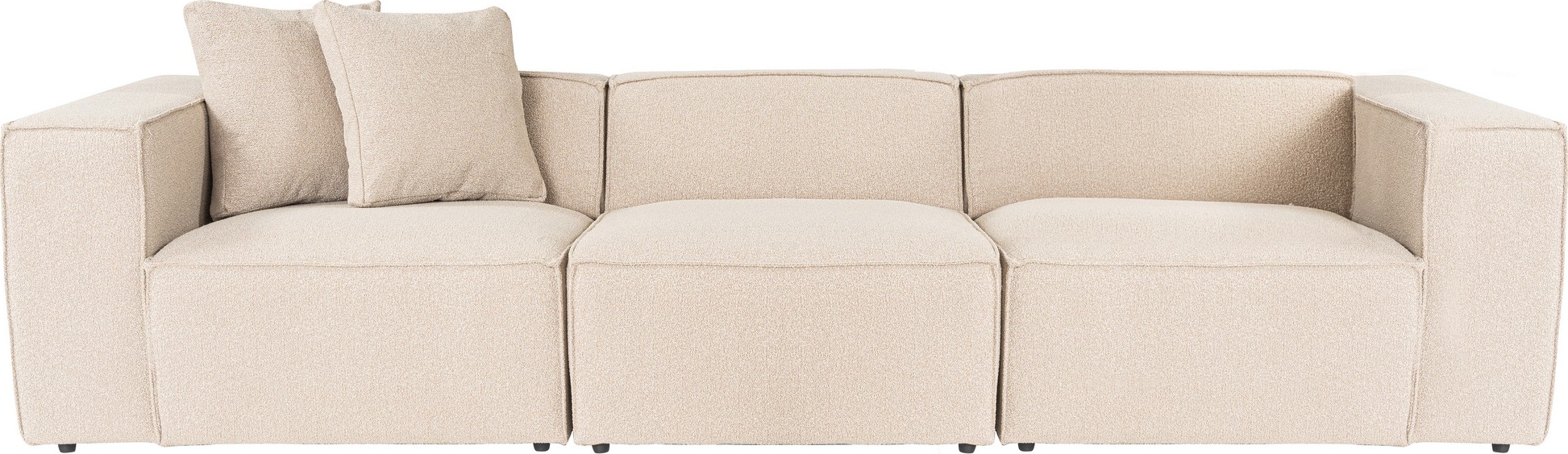 Lora 3-sits soffa - Peach