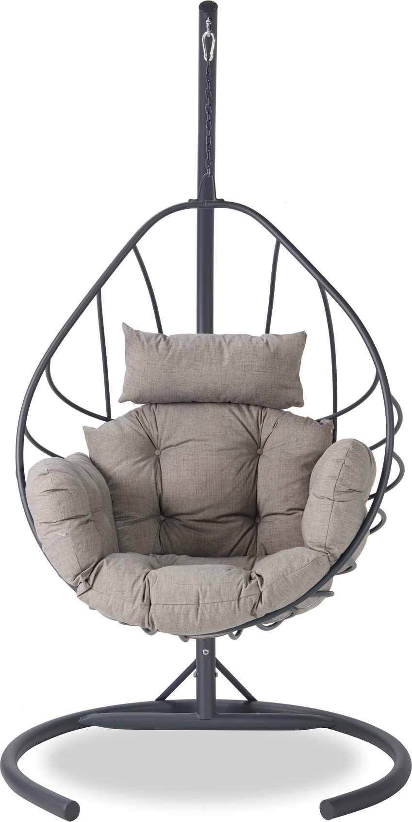 Alka h�ngstol - Antracit/gr� + Textilv�rd f�r m�bler