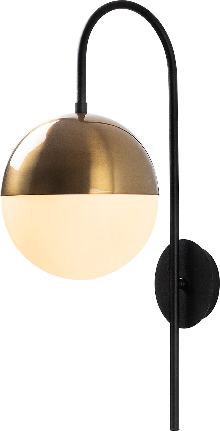 Bastos wandlamp 3051 - Zwart/vintage/wit