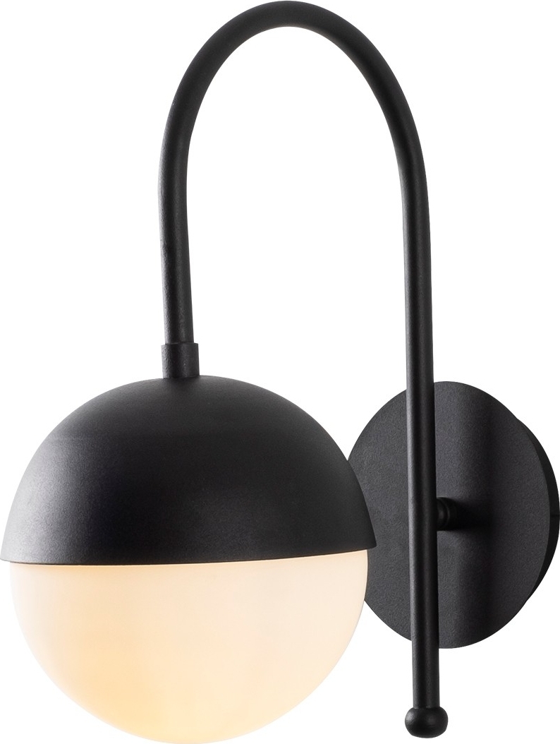 Karsholm wandlamp 3302 - Zwart/wit