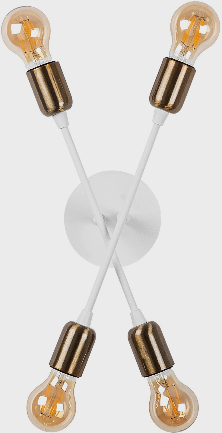 Uitlopende wandlamp 3403 - Wit Uitlopende wandlamp 3403 - Wit