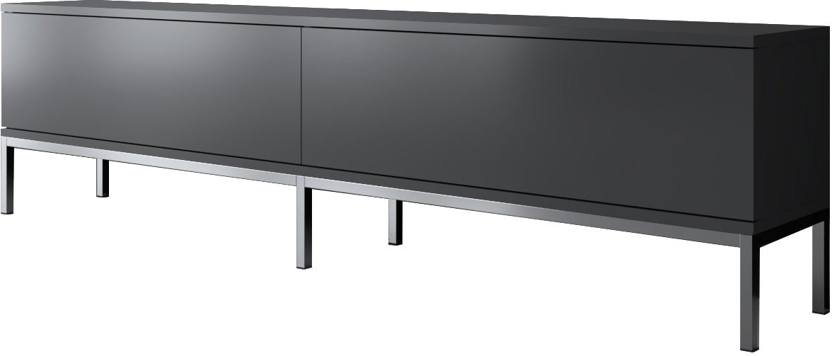 Lord TV-bank - Antraciet/zilver Lord TV-bank - Antraciet/zilver