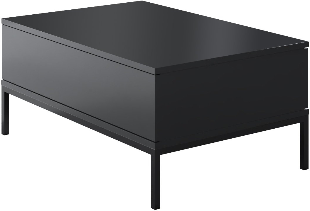 Lord salontafel 90 x 60 cm - Antraciet/zwart Lord salontafel 90 x 60 cm - Antraciet/zwart