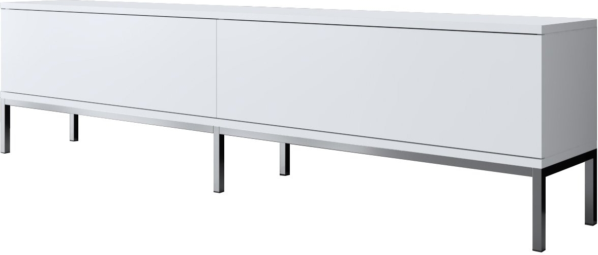 Lord TV-standaard - Wit/zilver