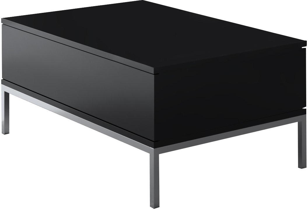 Lord salontafel 90 x 60 cm - Zwart/zilver Lord salontafel 90 x 60 cm - Zwart/zilver