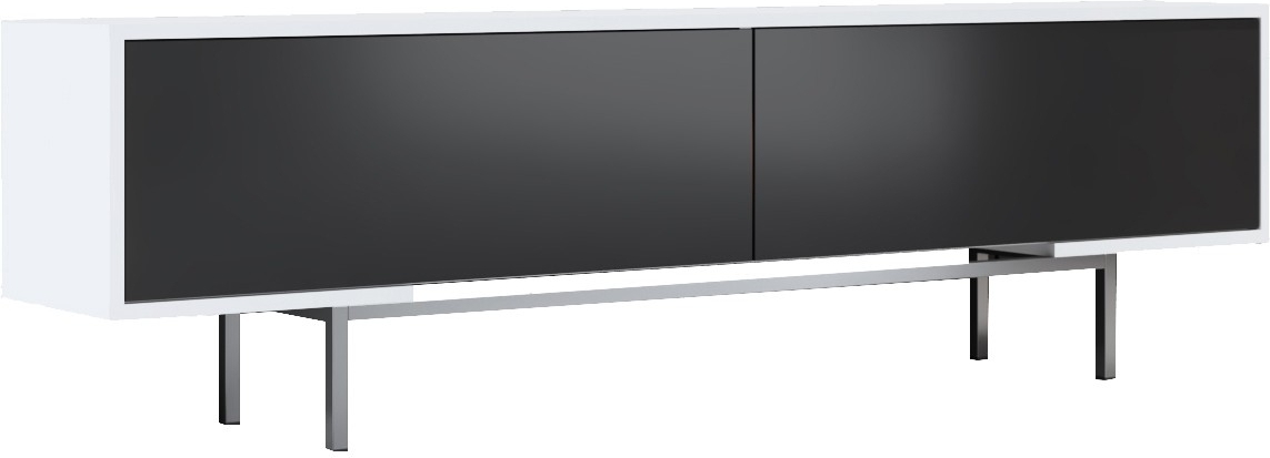 Force TV-standaard - Zwart/wit/zilver Force TV-standaard - Zwart/wit/zilver