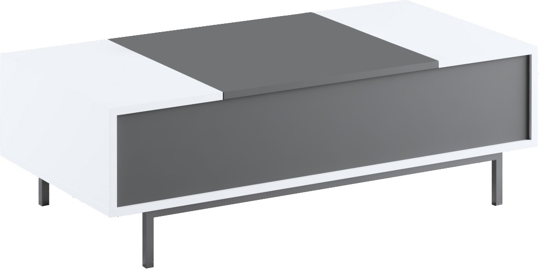 Force soffbord - Antracit/vit/silver Force soffbord - Antracit/vit/silver