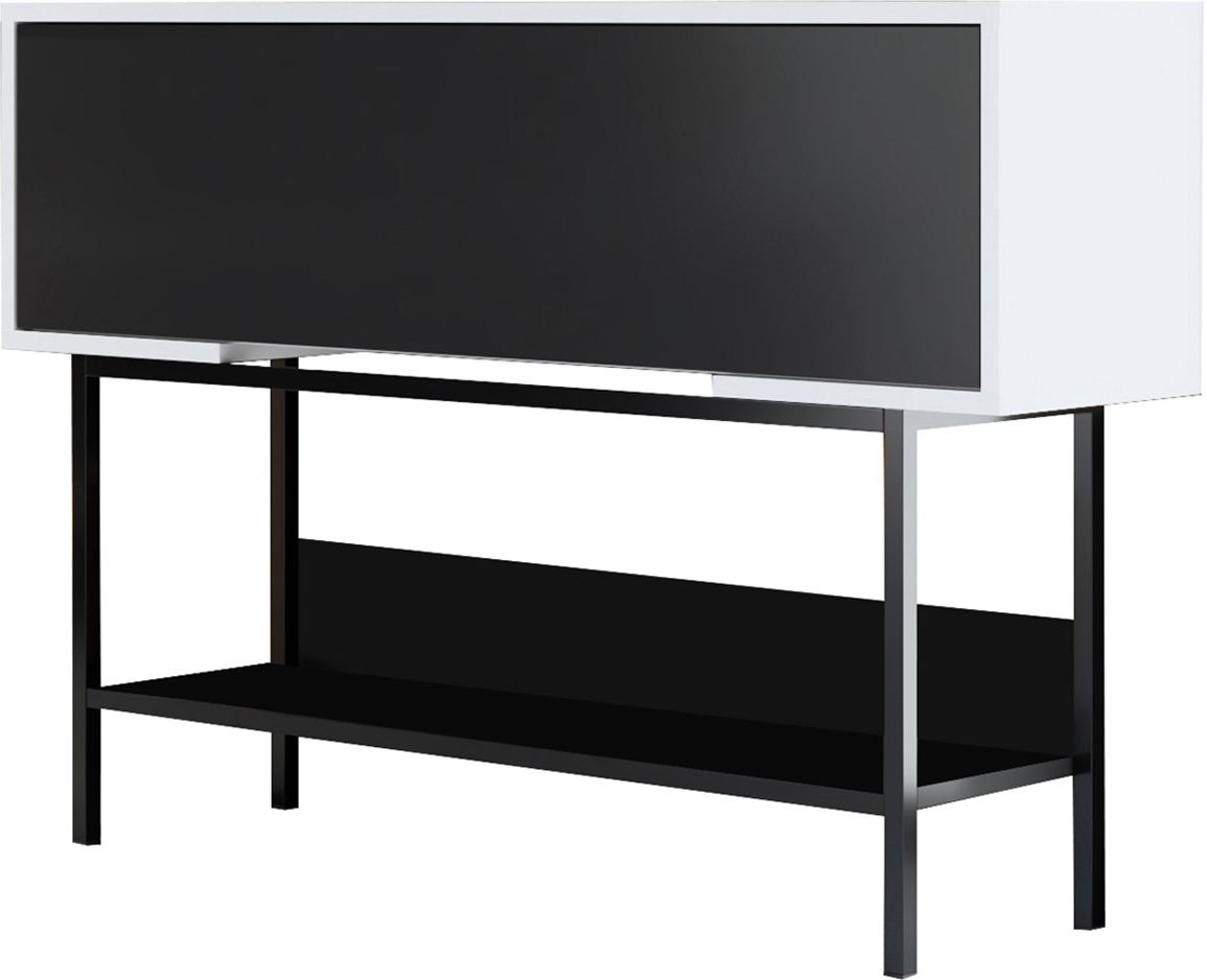 Forceerontlasttafel - Zwart/wit/zilver