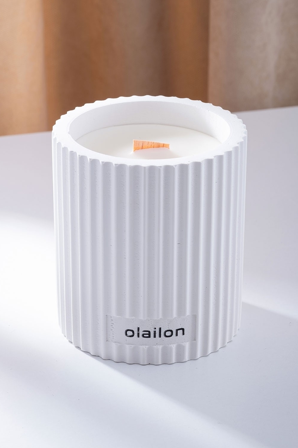 Damla geurkaars 1 - Wit