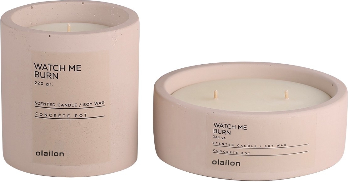 Watch Me Burn geurkaarsenset - Beige Watch Me Burn geurkaarsenset - Beige