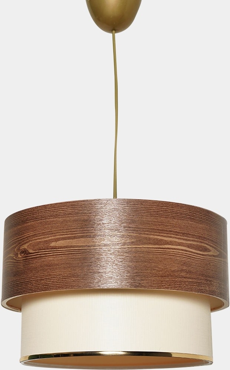 Fotilo taklampa - Brun/cream