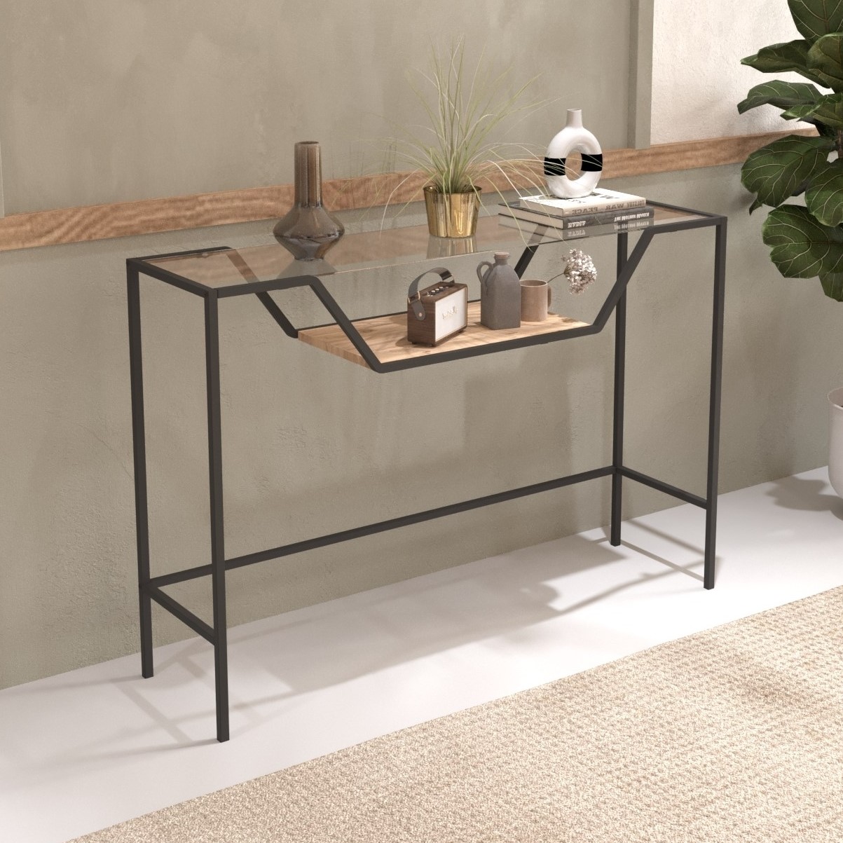 Lala reliëftafel - Zwart Lala reliëftafel - Zwart