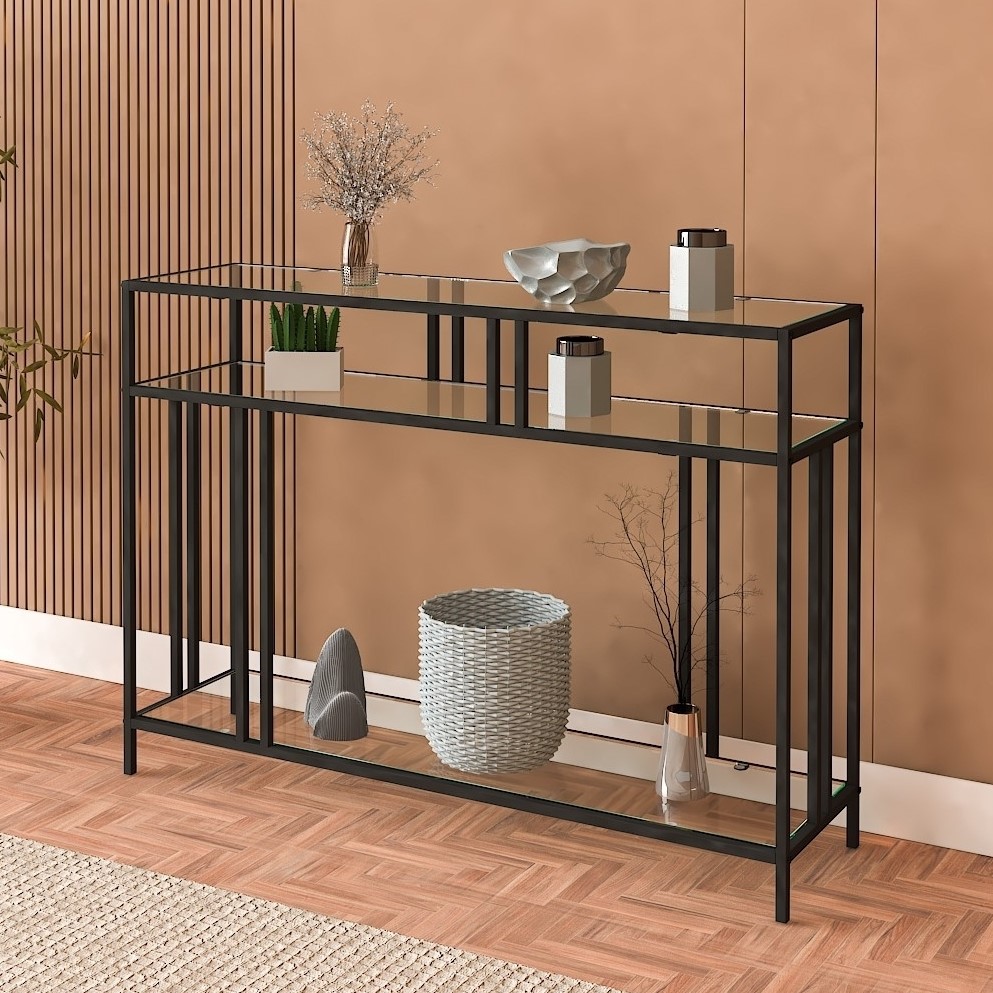 Vendela reliëftafel - Zwart Vendela reliëftafel - Zwart