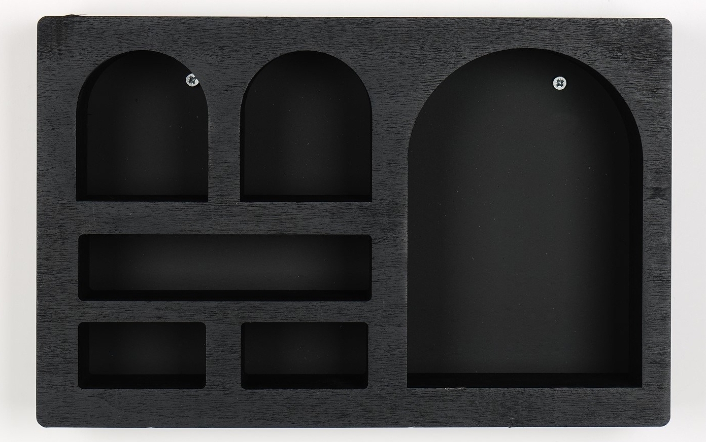 Cryptische wandplank 3 Zwart