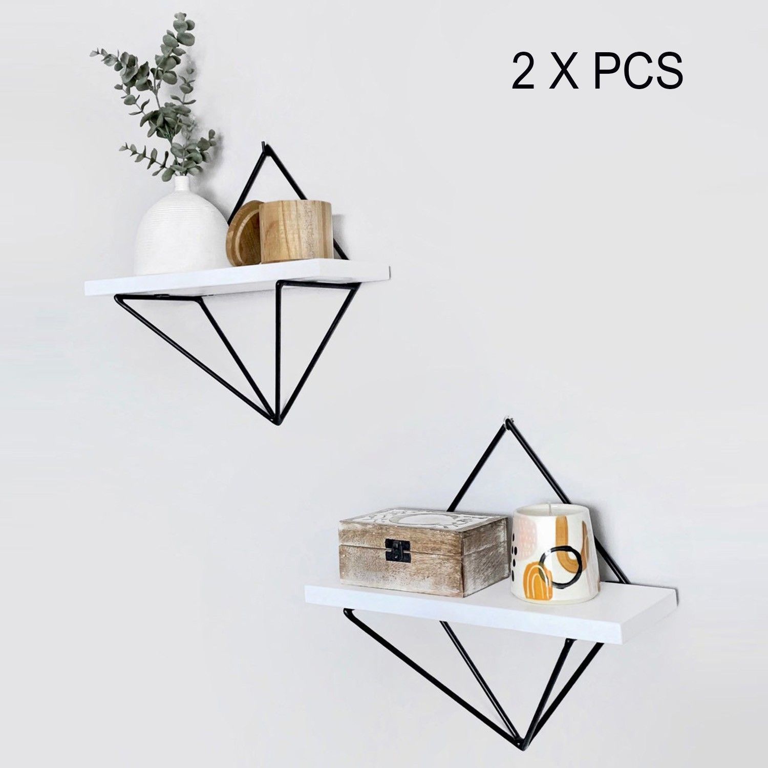 Walter wandplank 47 - Wit/zwart